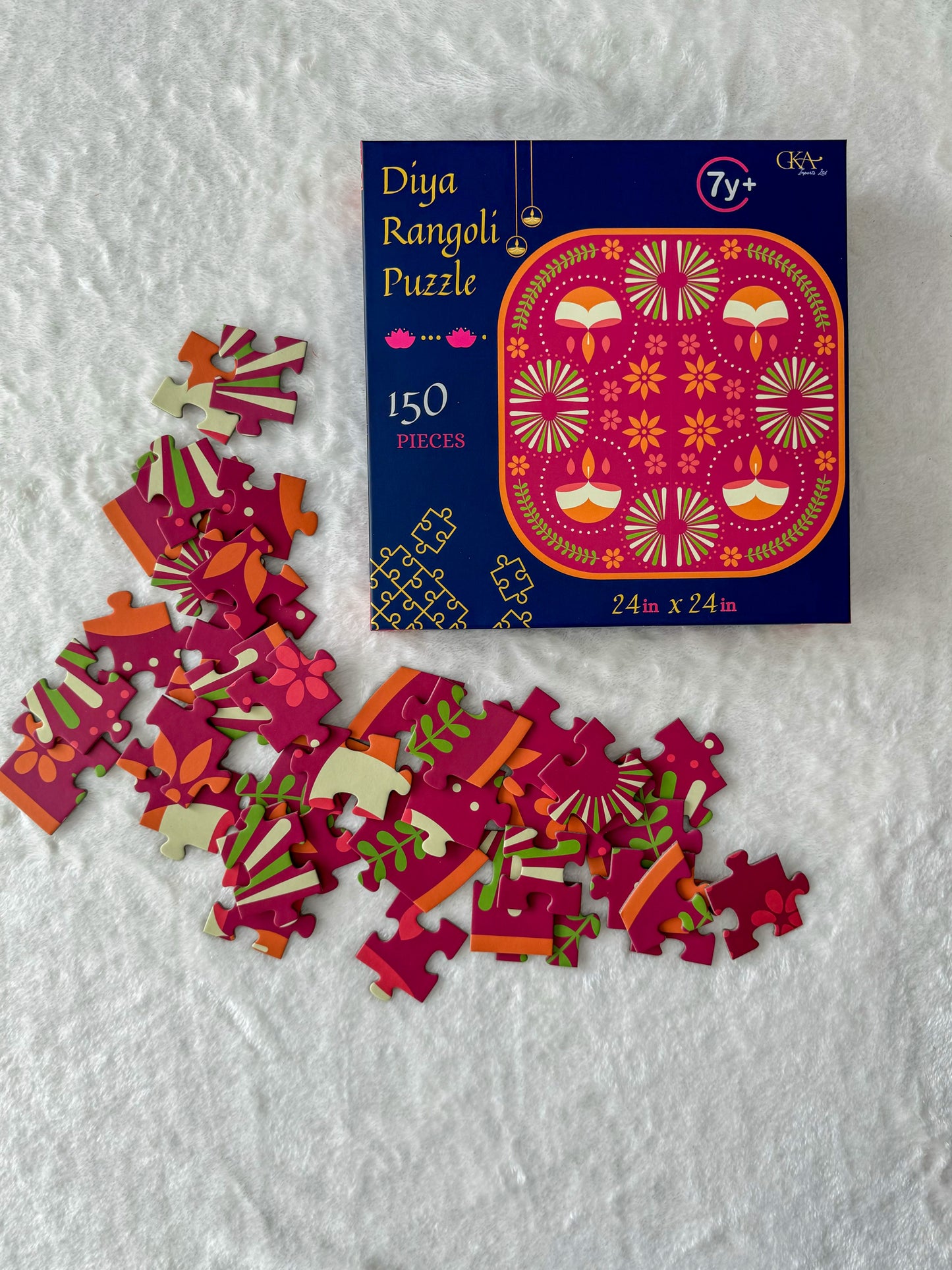 Diya Rangoli Puzzle