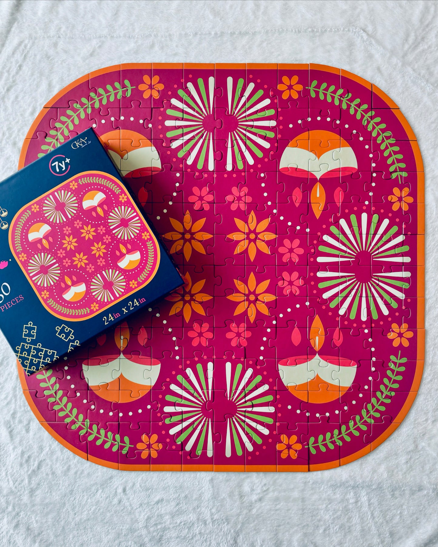 Diya Rangoli Puzzle