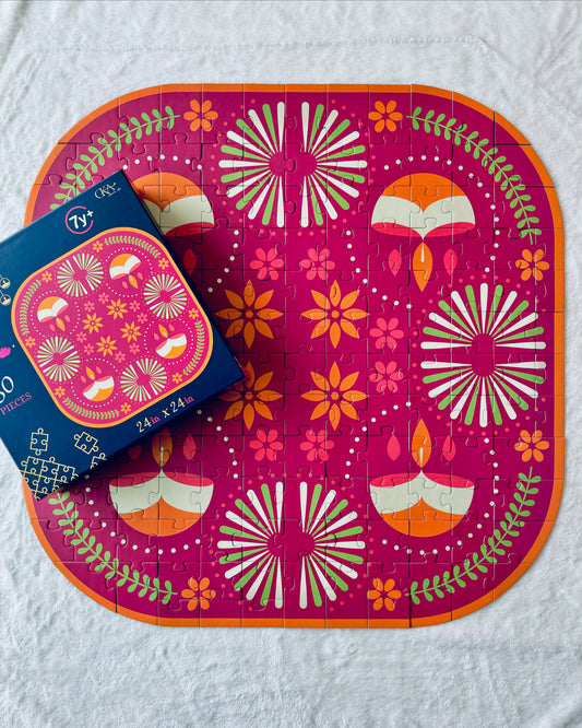Diya Rangoli Puzzle